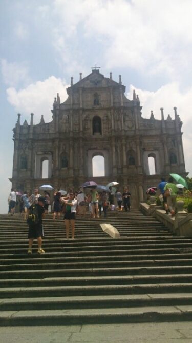 マカオ 聖ポール天主堂跡　12JUL.2013