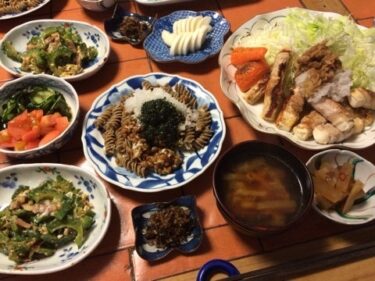 残り野菜  な  定食♡　SEP.2015