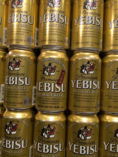 キムカツからエビスビール  30.AUG.2015